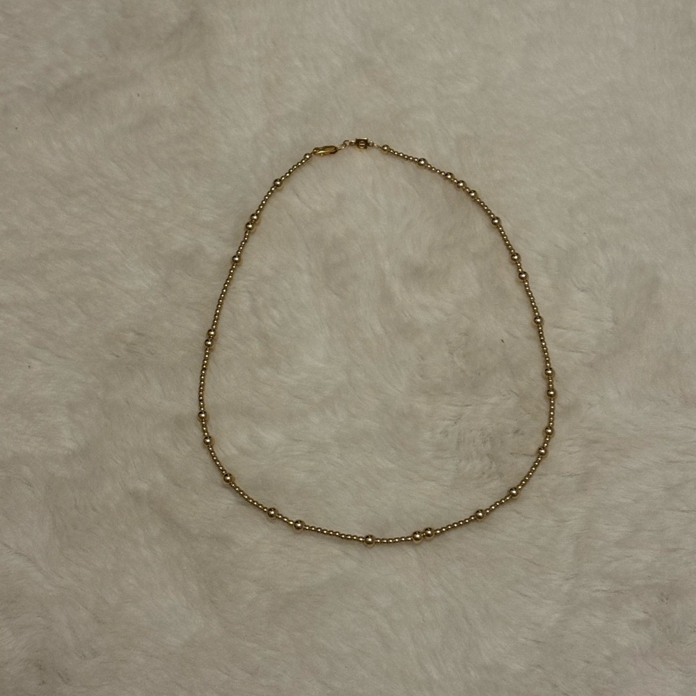 Enewton Gold Beaded Necklace